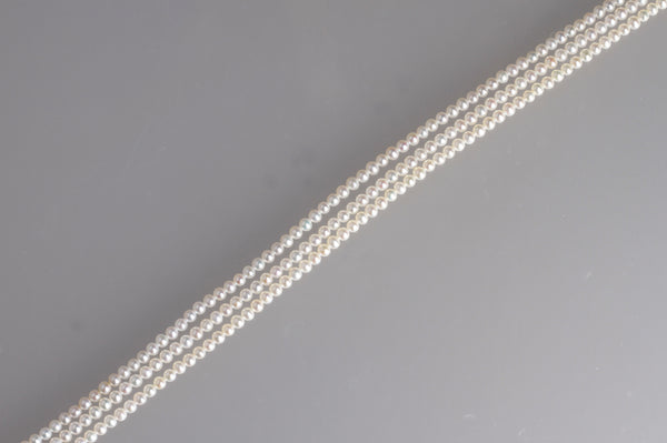 Round Shape Pearl Strand 3-3.5mm