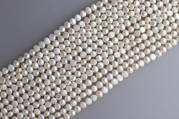 Irregular Shape Freshwater Pearl Strand 8-8.5mm