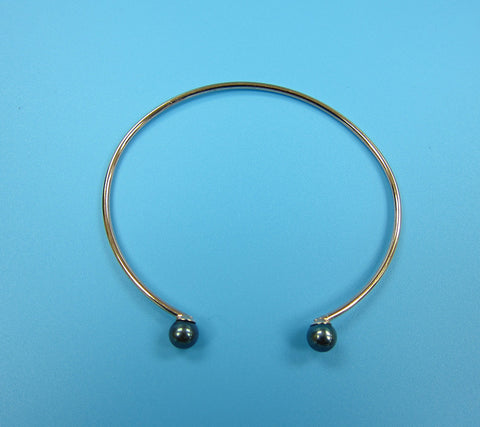 Sterling Silver Freshwater Pearl Bangle