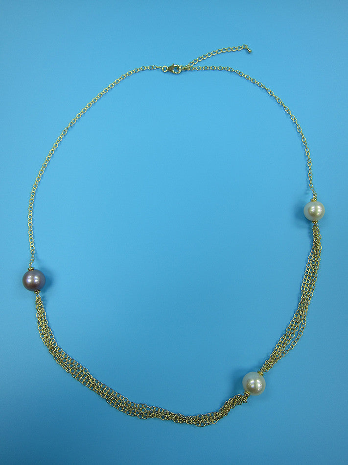 Sterling Silver Freshwater Pearl Necklace - Wing Wo Hing Jewelry Group - Pearl Jewelry Manufacturer