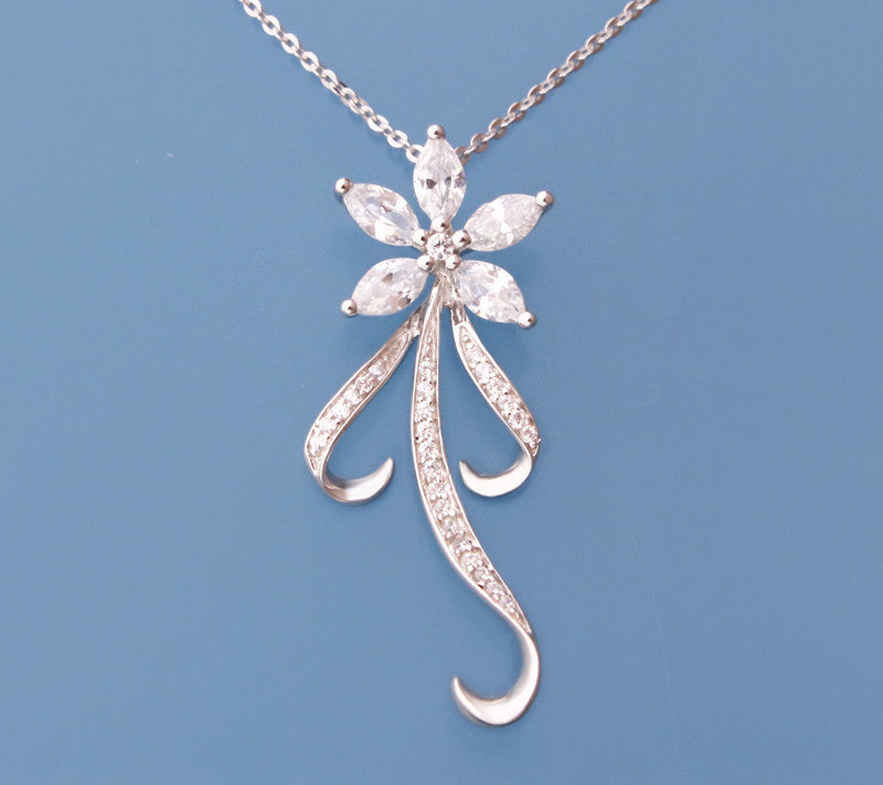 Sterling Silver Freshwater Pearl Pendant - Wing Wo Hing Jewelry Group - Pearl Jewelry Manufacturer