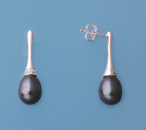 Sterling Silver Freshwater Pearl Earring